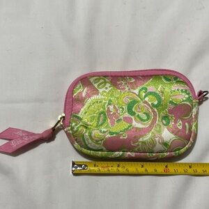 Lilly Pulitzer Pink and Green Cosmetic Case